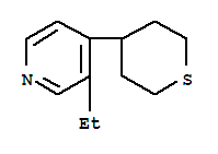 (9CI)-3-乙基-4-(四氫-2H-硫代吡喃-4-基)-吡啶結(jié)構(gòu)式_439928-60-6結(jié)構(gòu)式