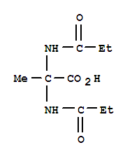 n-(1-氧代丙基)-2-[(1-氧代丙基)氨基]-丙氨酸結(jié)構(gòu)式_445396-93-0結(jié)構(gòu)式