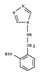(9ci)-n-[(2-乙氧基苯基)甲基]-4H-1,2,4-噻唑-4-胺結構式_445413-73-0結構式