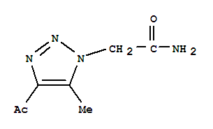 (9ci)-4-乙酰基-5-甲基-1H-1,2,3-噻唑-1-乙酰胺結(jié)構(gòu)式_445471-21-6結(jié)構(gòu)式