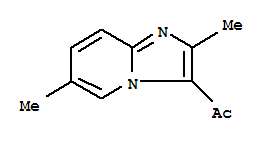 (9ci)-1-(2,6-二甲基咪唑并[1,2-a]吡啶-3-基)-乙酮結(jié)構(gòu)式_453510-82-2結(jié)構(gòu)式