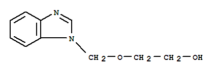 (9ci)-2-(1H-苯并咪唑-1-基甲氧基)-乙醇結(jié)構(gòu)式_46277-27-4結(jié)構(gòu)式