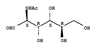N-乙?；?β-D-甘露糖胺結(jié)構(gòu)式_4773-29-9結(jié)構(gòu)式