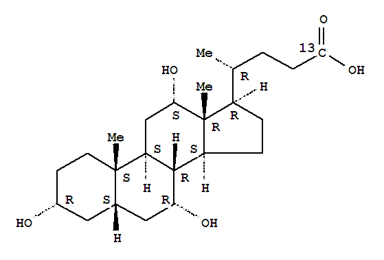 Cholic acid-24-13cStructure,52886-36-9Structure Cholic acid-24-13c Structure,52886-36-9Structure