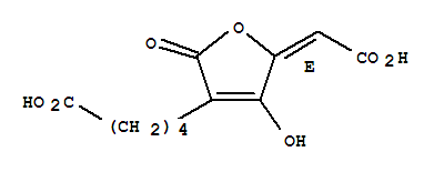 5-[(E)-羧基亞甲基]-2,5-二氫-4-羥基-2-氧代-3-呋喃戊酸結(jié)構(gòu)式_54854-94-3結(jié)構(gòu)式