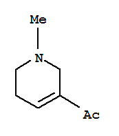 (9ci)-1-(1,2,5,6-四氫-1-甲基-3-吡啶)-乙酮結(jié)構(gòu)式_55806-53-6結(jié)構(gòu)式
