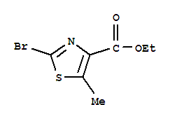 (2-溴-5-甲基-1,3-噻唑-4-基)乙酸甲酯結(jié)構(gòu)式_56355-62-5結(jié)構(gòu)式