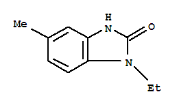 1-乙基-1,3-二氫-5-甲基-(9Ci)-2H-苯并咪唑-2-酮結(jié)構(gòu)式_58533-58-7結(jié)構(gòu)式
