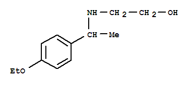 2-[1-(4-乙氧基-苯基)-乙基氨基]-乙醇結(jié)構式_636997-13-2結(jié)構式