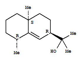 (2R)-2,3,4,4a,5,6,7,8-八氫-α,α,4aβ,8β-四甲基-2-萘甲醇結(jié)構(gòu)式_63891-61-2結(jié)構(gòu)式