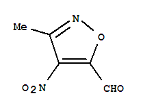 3-甲基-4-硝基異噁唑-5-甲醛結(jié)構(gòu)式_6436-64-2結(jié)構(gòu)式