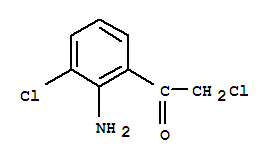 (9ci)-1-(2-氨基-3-氯苯基)-2-氯-乙酮結(jié)構(gòu)式_64605-35-2結(jié)構(gòu)式
