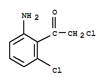 (9ci)-1-(2-氨基-6-氯苯基)-2-氯-乙酮結(jié)構(gòu)式_64605-39-6結(jié)構(gòu)式