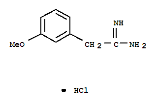 2-(3-甲氧基苯基)-乙脒結(jié)構(gòu)式_6487-98-5結(jié)構(gòu)式