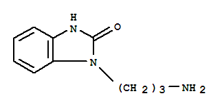 1-(3-氨基丙基)-1,3-二氫-(9Ci)-2H-苯并咪唑-2-酮結(jié)構(gòu)式_64928-87-6結(jié)構(gòu)式