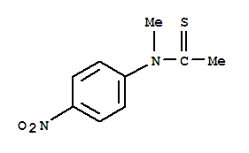 n-甲基-n-(4-硝基苯基)-乙烷硫代酰胺結(jié)構(gòu)式_65052-84-8結(jié)構(gòu)式