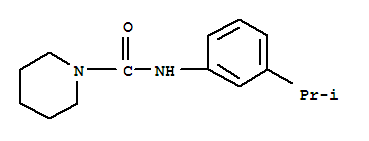 (9ci)-n-[3-(1-甲基乙基)苯基]-1-哌啶羧酰胺結(jié)構(gòu)式_651053-00-8結(jié)構(gòu)式