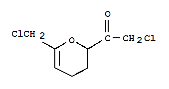 (9ci)-2-氯-1-[6-(氯甲基)-3,4-二氫-2H-吡喃-2-基]-乙酮結(jié)構(gòu)式_65213-44-7結(jié)構(gòu)式