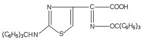 (Z) -2-(2-三苯甲游基氨基噻唑-4-基)-2-三苯甲游基氧基亞氨基乙酸結(jié)構(gòu)式_68786-47-0結(jié)構(gòu)式
