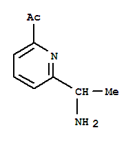 (9ci)-1-[6-(1-氨基乙基)-2-吡啶]-乙酮結(jié)構(gòu)式_700373-07-5結(jié)構(gòu)式