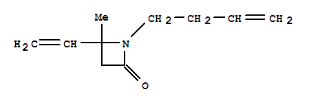 (9ci)-1-(3-丁烯)-4-乙烯-4-甲基-2-氮雜啶酮結(jié)構(gòu)式_701304-71-4結(jié)構(gòu)式