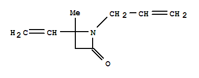 (9ci)-4-乙烯-4-甲基-1-(2-丙烯基)-2-氮雜啶酮結(jié)構(gòu)式_701304-73-6結(jié)構(gòu)式