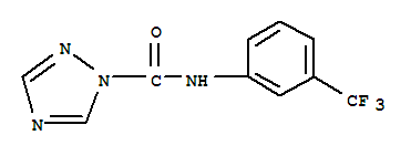 (9ci)-n-[3-(三氟甲基)苯基]-1H-1,2,4-噻唑-1-羧酰胺結構式_701919-68-8結構式