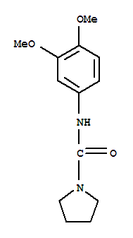 (9ci)-n-(3,4-二甲氧基苯基)-1-吡咯烷羧酰胺結(jié)構(gòu)式_706776-22-9結(jié)構(gòu)式