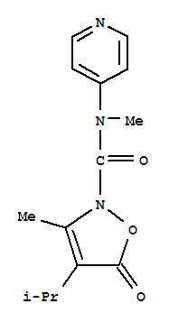 n,3-二甲基-4-(1-甲基乙基)-5-氧代-n-4-吡啶-2(5H)-異噁唑羧酰胺結構式_706803-93-2結構式