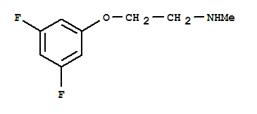 (9ci)-2-(3,5-二氟苯氧基)-n-甲基-乙胺結(jié)構(gòu)式_706809-58-7結(jié)構(gòu)式
