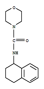 (9ci)-n-(1,2,3,4-四氫-1-萘)-4-嗎啉羧酰胺結(jié)構(gòu)式_712301-72-9結(jié)構(gòu)式