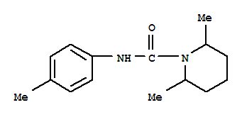 (9ci)-2,6-二甲基-n-(4-甲基苯基)-1-哌啶羧酰胺結(jié)構(gòu)式_712302-11-9結(jié)構(gòu)式