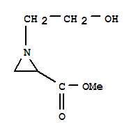 (9ci)-1-(2-羥基乙基)-2-氮丙啶羧酸甲酯結(jié)構(gòu)式_71331-22-1結(jié)構(gòu)式