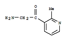 (9ci)-2-氨基-1-(2-甲基-3-吡啶)-乙酮結(jié)構(gòu)式_713481-58-4結(jié)構(gòu)式