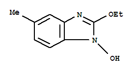 (9ci)-2-乙氧基-1-羥基-5-甲基-1H-苯并咪唑結(jié)構式_71468-02-5結(jié)構式