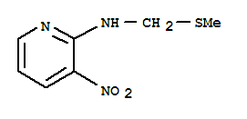 (9ci)-n-[(甲基硫代)甲基]-3-硝基-2-吡啶胺結(jié)構(gòu)式_71473-71-7結(jié)構(gòu)式