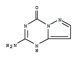 (9CI)-2-氨基-吡唑并[1,5-a]-1,3,5-噻嗪-4(1H)-酮結(jié)構(gòu)式_71774-63-5結(jié)構(gòu)式