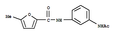 (9ci)-n-[3-(乙?；被?苯基]-5-甲基-2-呋喃羧酰胺結(jié)構(gòu)式_717869-69-7結(jié)構(gòu)式