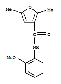 (9ci)-n-(2-甲氧基苯基)-2,5-二甲基-3-呋喃羧酰胺結(jié)構(gòu)式_717873-66-0結(jié)構(gòu)式