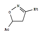 (9ci)-1-(3-乙基-4,5-二氫-5-異噁唑基)-乙酮結(jié)構(gòu)式_72128-81-5結(jié)構(gòu)式