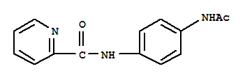 (9ci)-n-[4-(乙?；被?苯基]-2-吡啶羧酰胺結(jié)構(gòu)式_723257-63-4結(jié)構(gòu)式