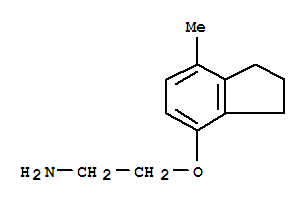 (9ci)-2-[(2,3-二氫-7-甲基-1H-茚-4-基)氧基]-乙胺結構式_724441-06-9結構式