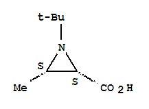 順式-(9ci)-1-(1,1-二甲基乙基)-3-甲基-2-氮丙啶羧酸結(jié)構(gòu)式_725201-81-0結(jié)構(gòu)式