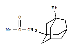 (9ci)-1-(3-乙基三環(huán)[3.3.1.13,7]-1-癸基)-2-丙酮結(jié)構(gòu)式_727416-52-6結(jié)構(gòu)式