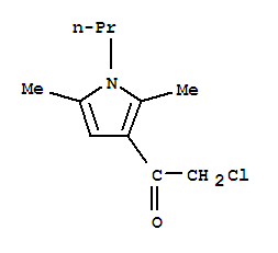 (9ci)-2-氯-1-(2,5-二甲基-1-丙基-1H-吡咯-3-基)-乙酮結構式_727705-98-8結構式