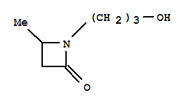 (9ci)-1-(3-羥基丙基)-4-甲基-2-氮雜啶酮結(jié)構(gòu)式_727739-39-1結(jié)構(gòu)式