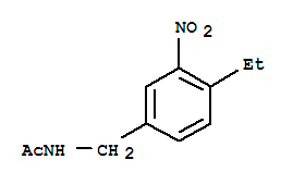 (9ci)-n-[(4-乙基-3-硝基苯基)甲基]-乙酰胺結(jié)構(gòu)式_729548-82-7結(jié)構(gòu)式
