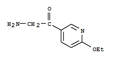 (9ci)-2-氨基-1-(6-乙氧基-3-吡啶)-乙酮結構式_732219-39-5結構式