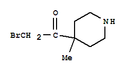 (9ci)-2-溴-1-(4-甲基-4-哌啶基)-乙酮結(jié)構(gòu)式_733683-53-9結(jié)構(gòu)式