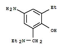 (9CI)-4-氨基-2-[(二乙基氨基)甲基]-6-乙基-苯酚結構式_733703-91-8結構式